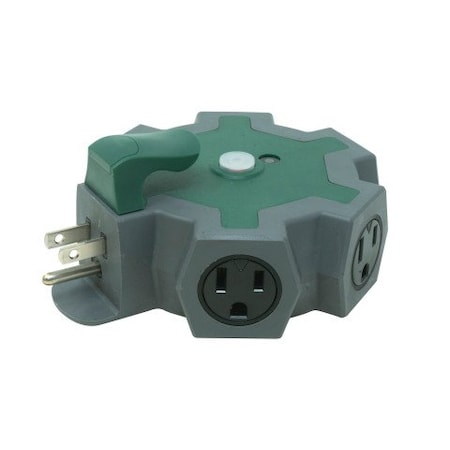 Woods Plug Adapter, 6 PK 25 ft. 41246